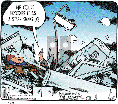 Tom Toles on Wednesday May 31, 2017 Comic Strip
