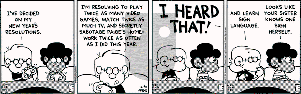 FoxTrot on Friday December 30, 2005 Comic Strip