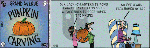 Grand Avenue on Thursday October 22, 2020 Comic Strip