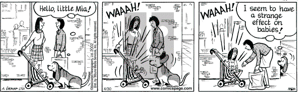 Fred Basset on Tuesday April 30, 2002 Comic Strip