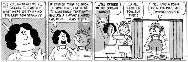 Cathy Classics on Monday June 29, 1998 Comic Strip