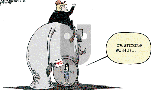 Robert Ariail - Monday February 26, 2024 Comic Strip