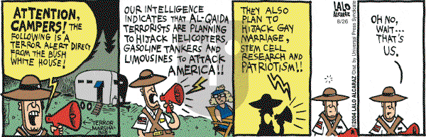 La Cucaracha on Thursday August 26, 2004 Comic Strip