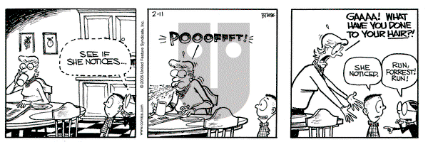 Grand Avenue on Friday February 11, 2005 Comic Strip