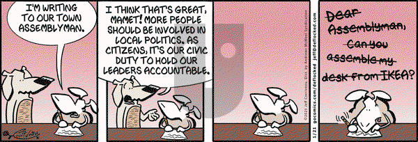 DeFlocked on Tuesday January 21, 2025 Comic Strip