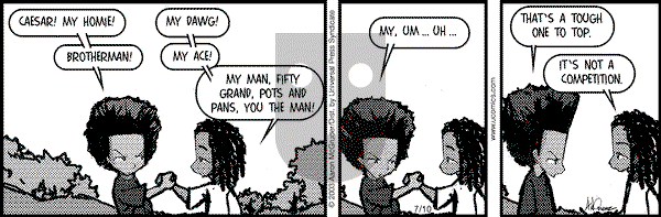 The Boondocks on Thursday February 10, 2011 Comic Strip
