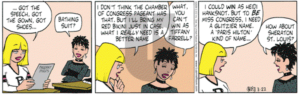Luann on Wednesday March 22, 2006 Comic Strip