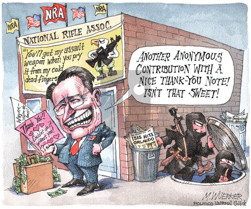 Matt Wuerker on Monday June 13, 2016 Comic Strip