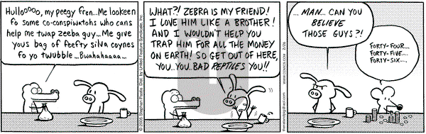 Pearls Before Swine on Saturday February 26, 2005 Comic Strip