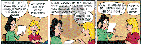 Luann - Thursday September 15, 2005 Comic Strip
