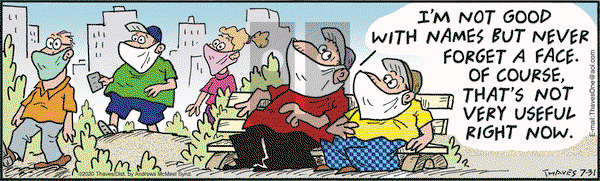Frank and Ernest on Friday July 31, 2020 Comic Strip
