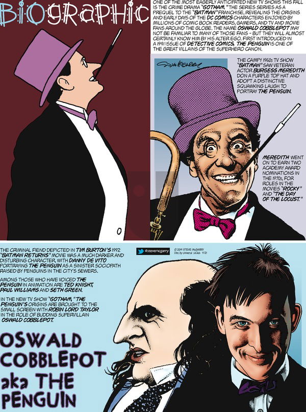 Biographic on Sunday September 21, 2014 Comic Strip