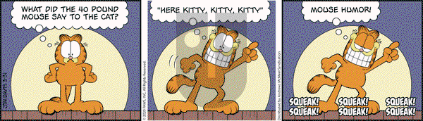 Garfield on Tuesday March 31, 2020 Comic Strip