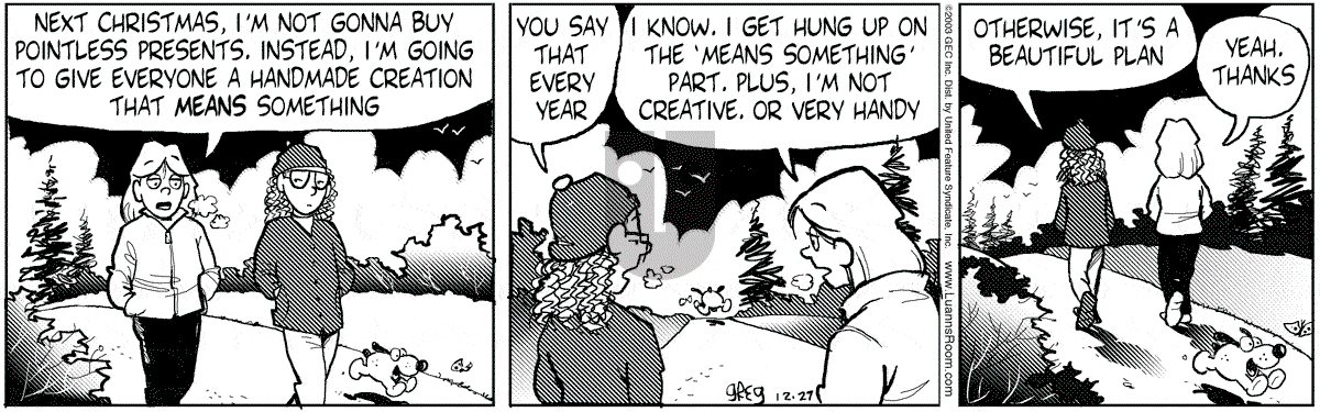 Luann - Saturday December 27, 2003 Comic Strip