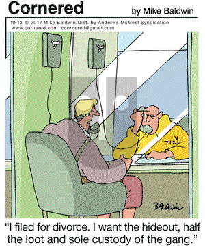 Cornered on Friday October 13, 2017 Comic Strip