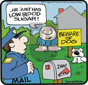 Ziggy on Thursday December 28, 2017 Comic Strip