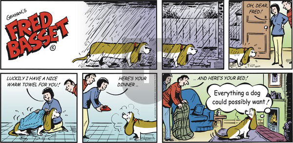 Fred Basset on Sunday May 5, 2019 Comic Strip