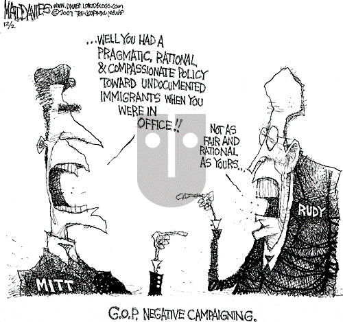 Matt Davies on Monday December 3, 2007 Comic Strip