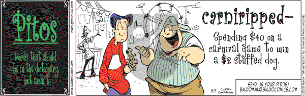 Baldo on Thursday May 1, 2008 Comic Strip