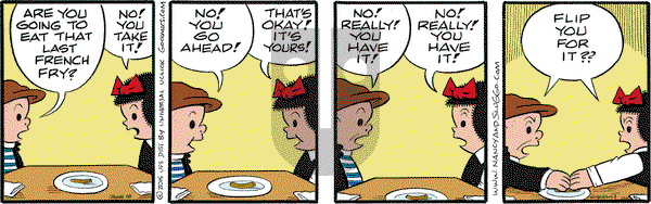 Nancy on Thursday June 18, 2015 Comic Strip