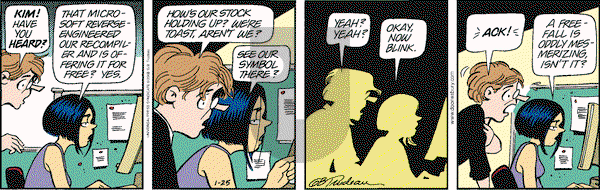 Doonesbury on Tuesday January 25, 2000 Comic Strip