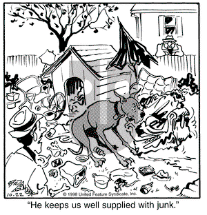 Marmaduke on Thursday October 22, 1998 Comic Strip