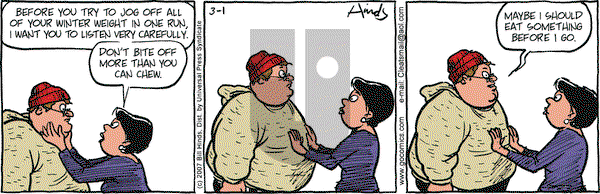 Cleats on Thursday March 1, 2007 Comic Strip