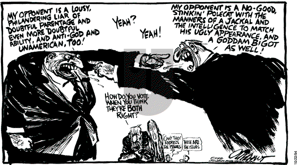Pat Oliphant - Saturday October 22, 1994 Comic Strip
