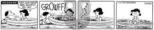 Peanuts on Saturday July 16, 1955 Comic Strip