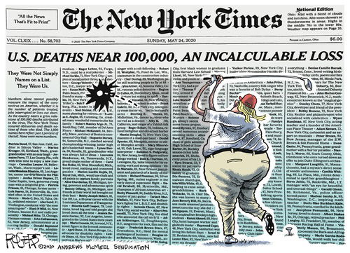Rob Rogers on Sunday May 24, 2020 Comic Strip