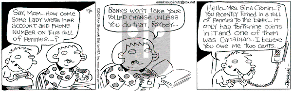 Soup to Nutz - Old on Thursday December 12, 2002 Comic Strip