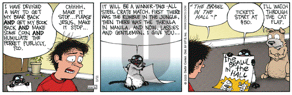 Get Fuzzy on Tuesday January 11, 2005 Comic Strip