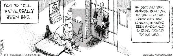 Non Sequitur on Thursday February 3, 2000 Comic Strip