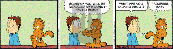 Garfield on Saturday October 15, 2016 Comic Strip