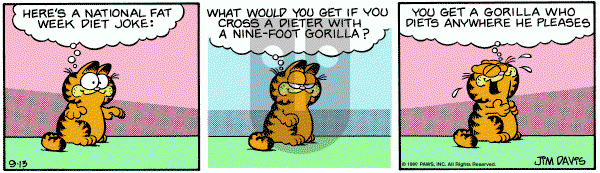 Garfield on Saturday September 13, 1980 Comic Strip