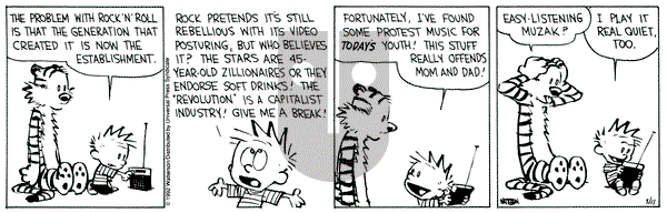 Calvin and Hobbes on Wednesday March 11, 1992 Comic Strip