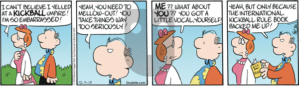Drabble on Saturday December 7, 2013 Comic Strip