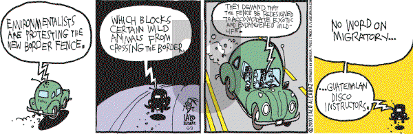 La Cucaracha on Saturday June 9, 2007 Comic Strip