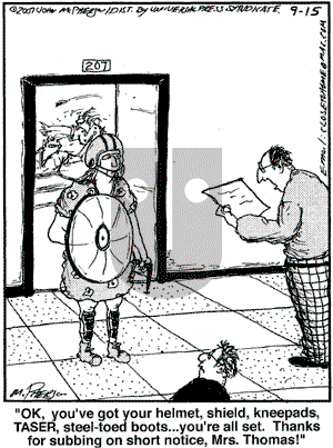 Close to Home on Saturday September 15, 2007 Comic Strip