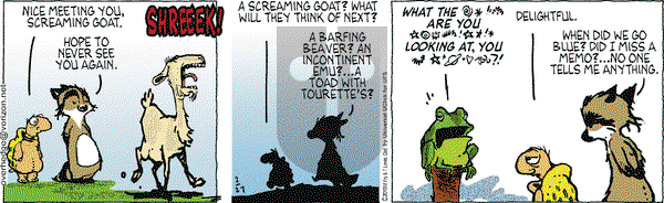 Over the Hedge on Friday February 27, 2015 Comic Strip