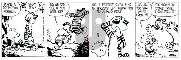 Calvin and Hobbes on Tuesday June 2, 1987 Comic Strip