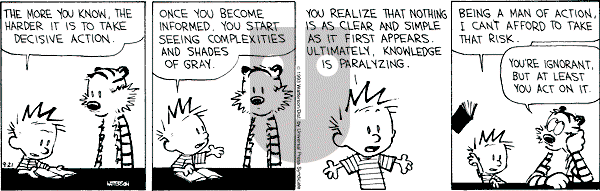 Calvin and Hobbes - Tuesday September 21, 1993 Comic Strip