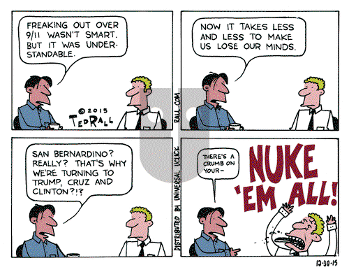 Ted Rall on Wednesday December 30, 2015 Comic Strip