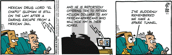 La Cucaracha on Wednesday August 5, 2015 Comic Strip