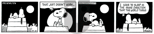 Peanuts on Saturday July 21, 1973 Comic Strip