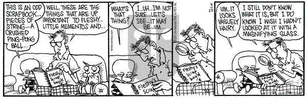 Monty on Tuesday September 23, 2003 Comic Strip