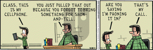 Grand Avenue on Wednesday October 9, 2019 Comic Strip