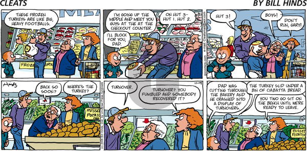 Cleats on Saturday November 25, 2006 Comic Strip