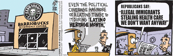 La Cucaracha on Thursday October 8, 2009 Comic Strip