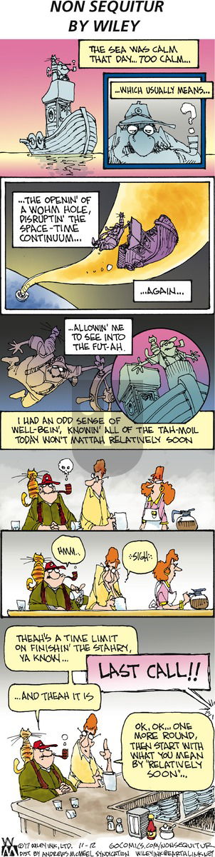 Non Sequitur on Sunday November 12, 2017 Comic Strip